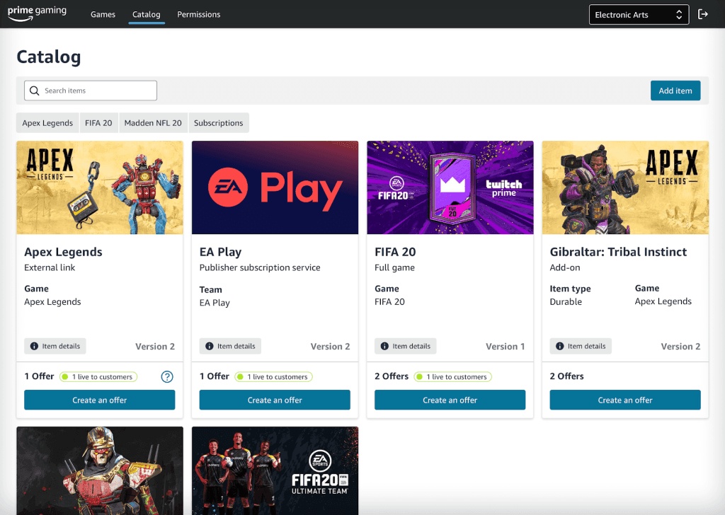 High fidelity design showing the offer detail page auto-generated from developer content