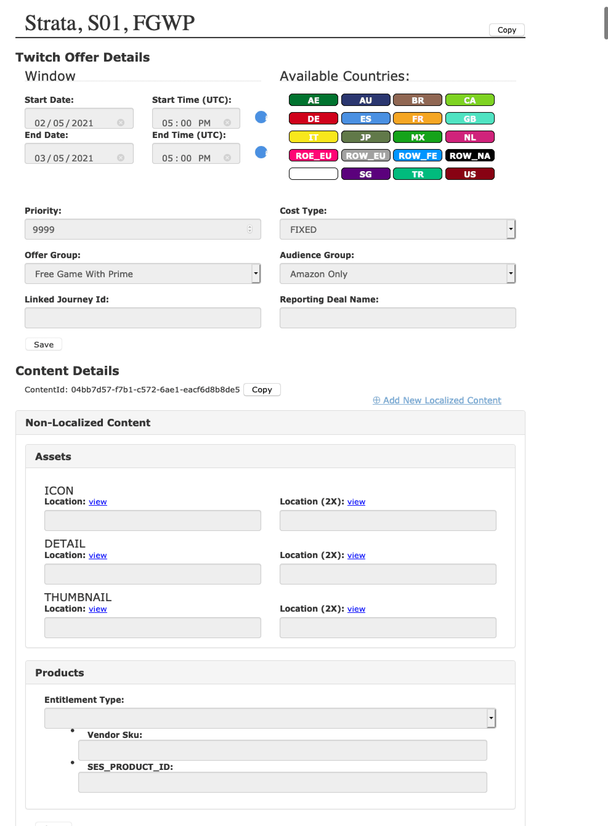 Screenshot of the legacy internal publishing tool that required four weeks of training to use