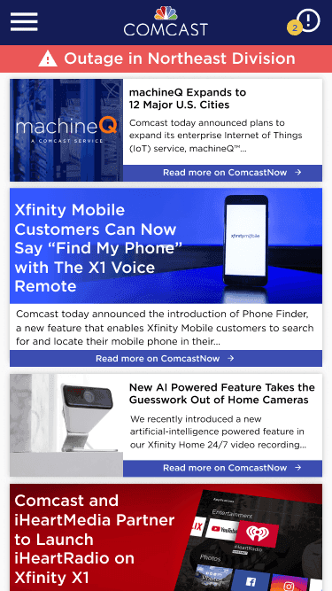 Final dashboard design on mobile with hamburger menu, tab navigation, and condensed newsfeed